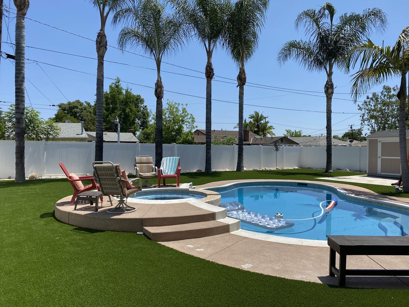 Artificial lawn installed by Always Green