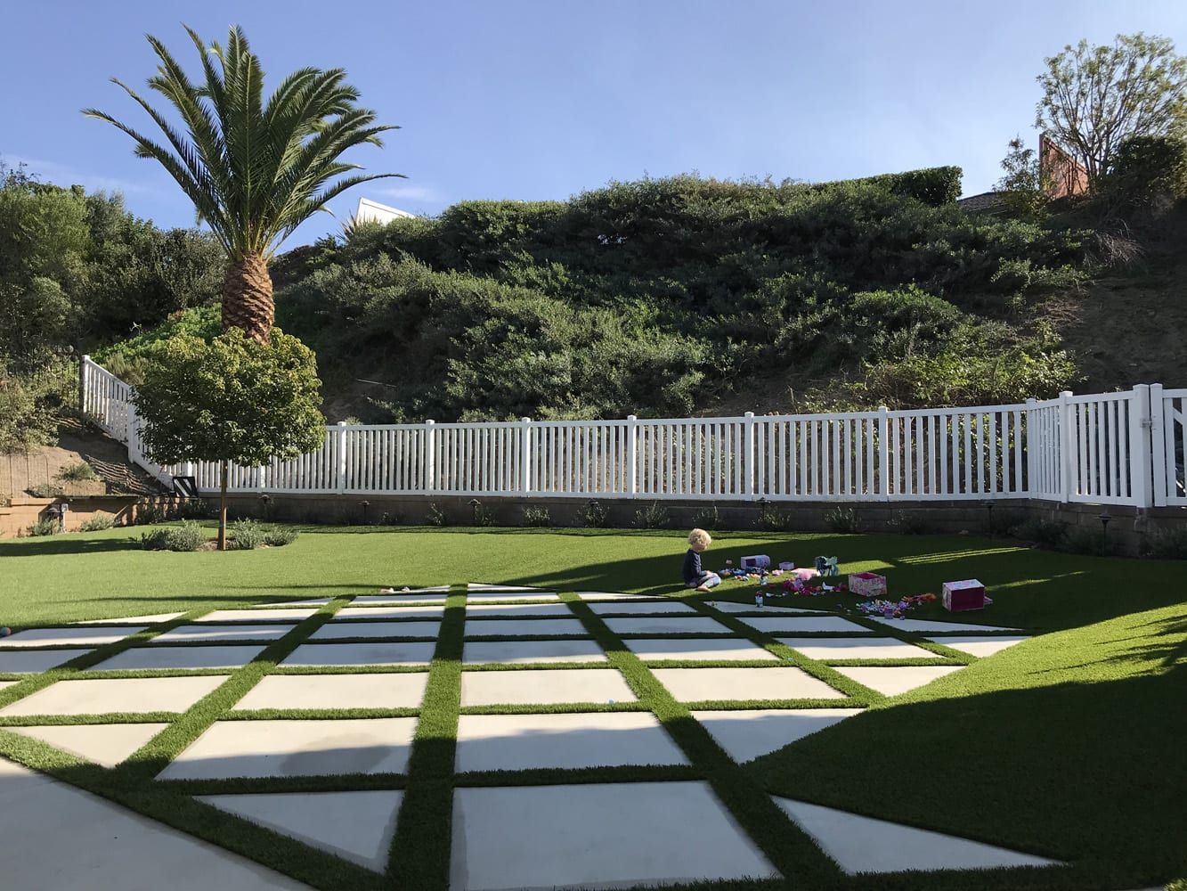 Artificial lawn installed by Always Green